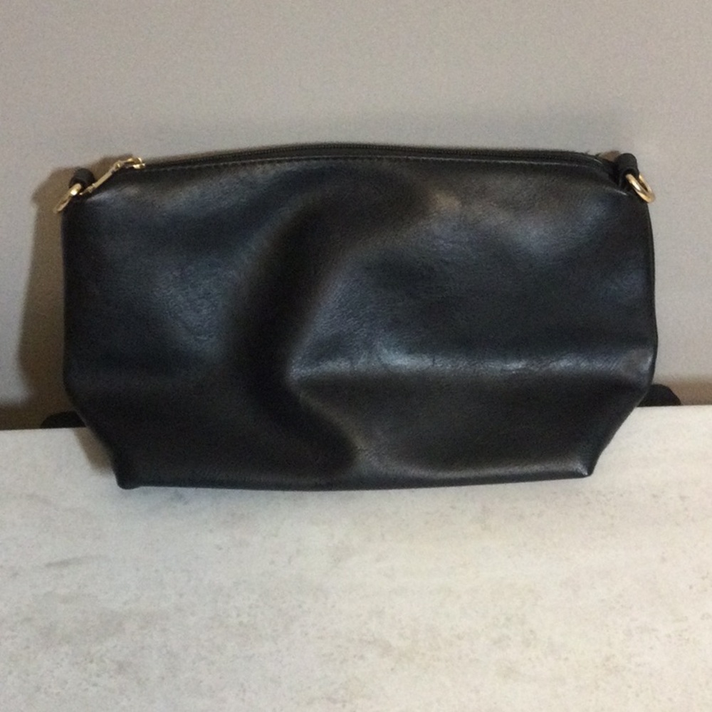 Coco + Carmen black clutch purse